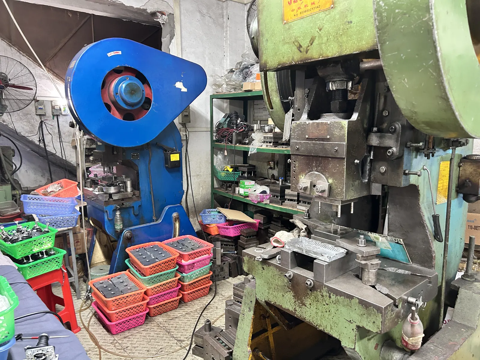 Wide view of Dongguan CNC machining workshop