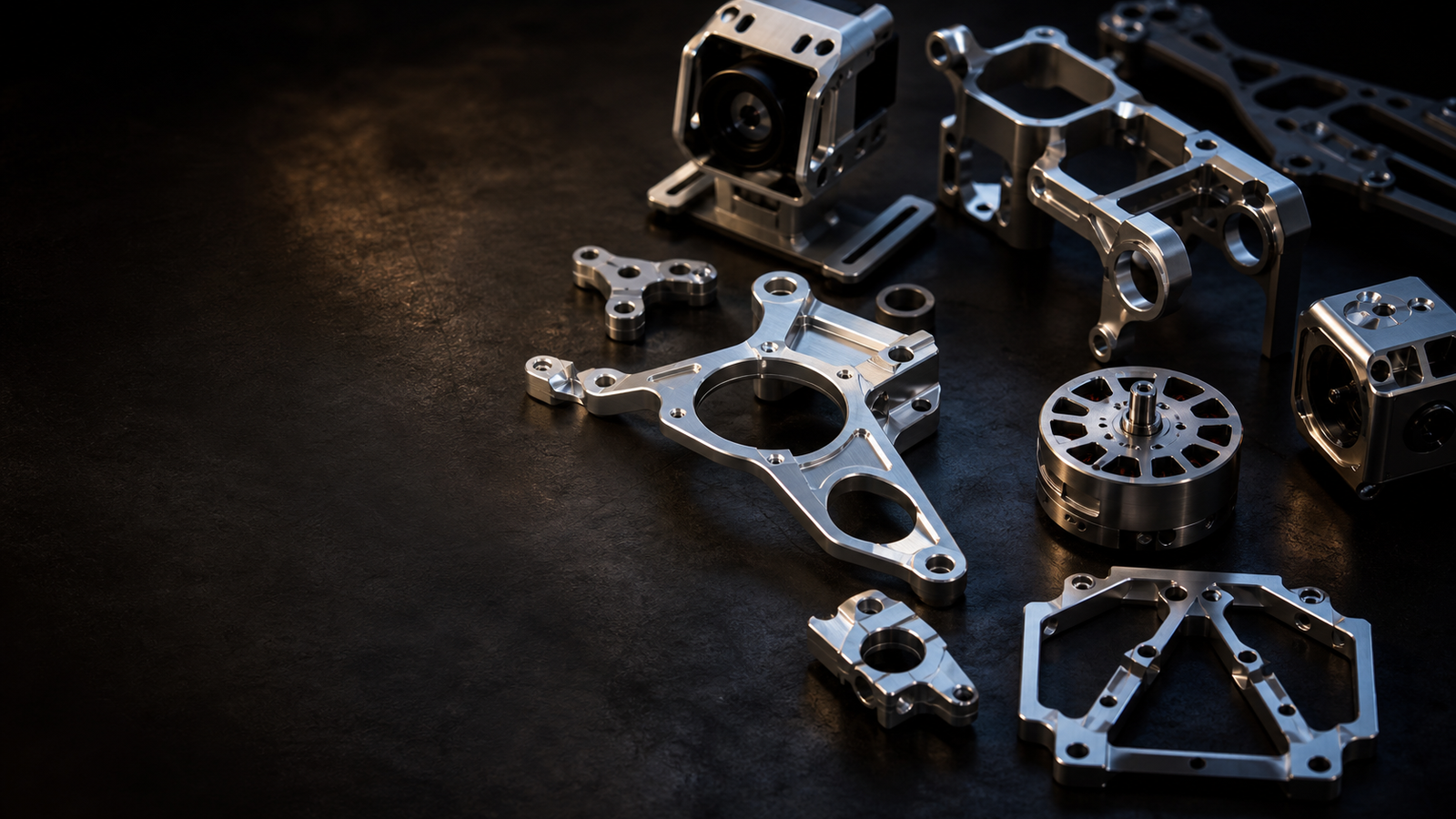 Lightweight CNC parts for aerospace and drone applications