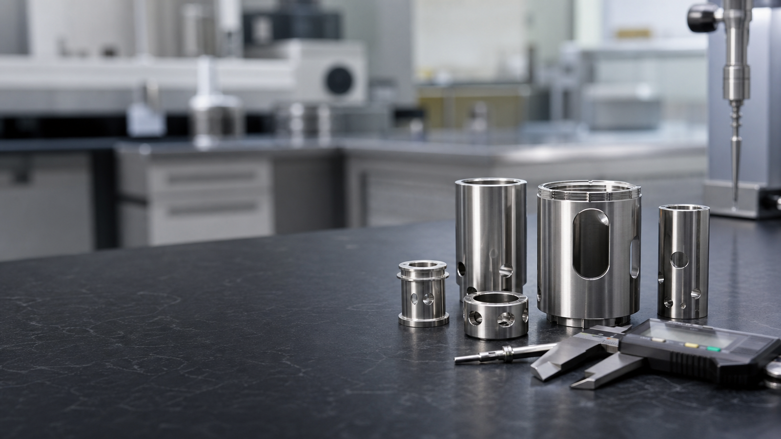 Quality checked precision parts for medical and lab devices
