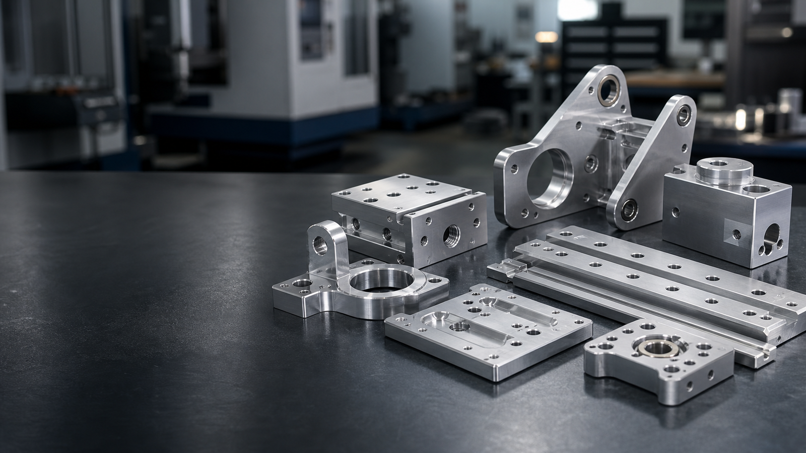 Machined components for robotics and automation