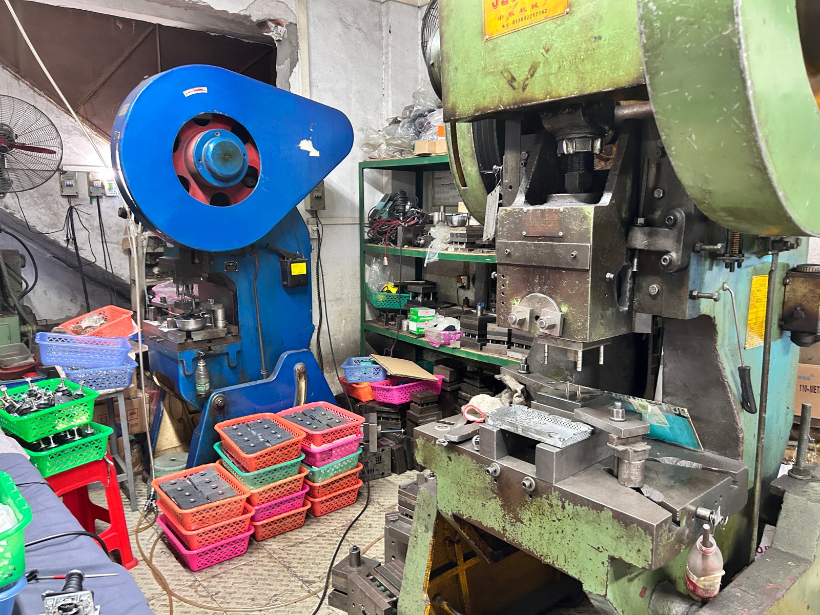 Wide view of Dongguan CNC machining workshop