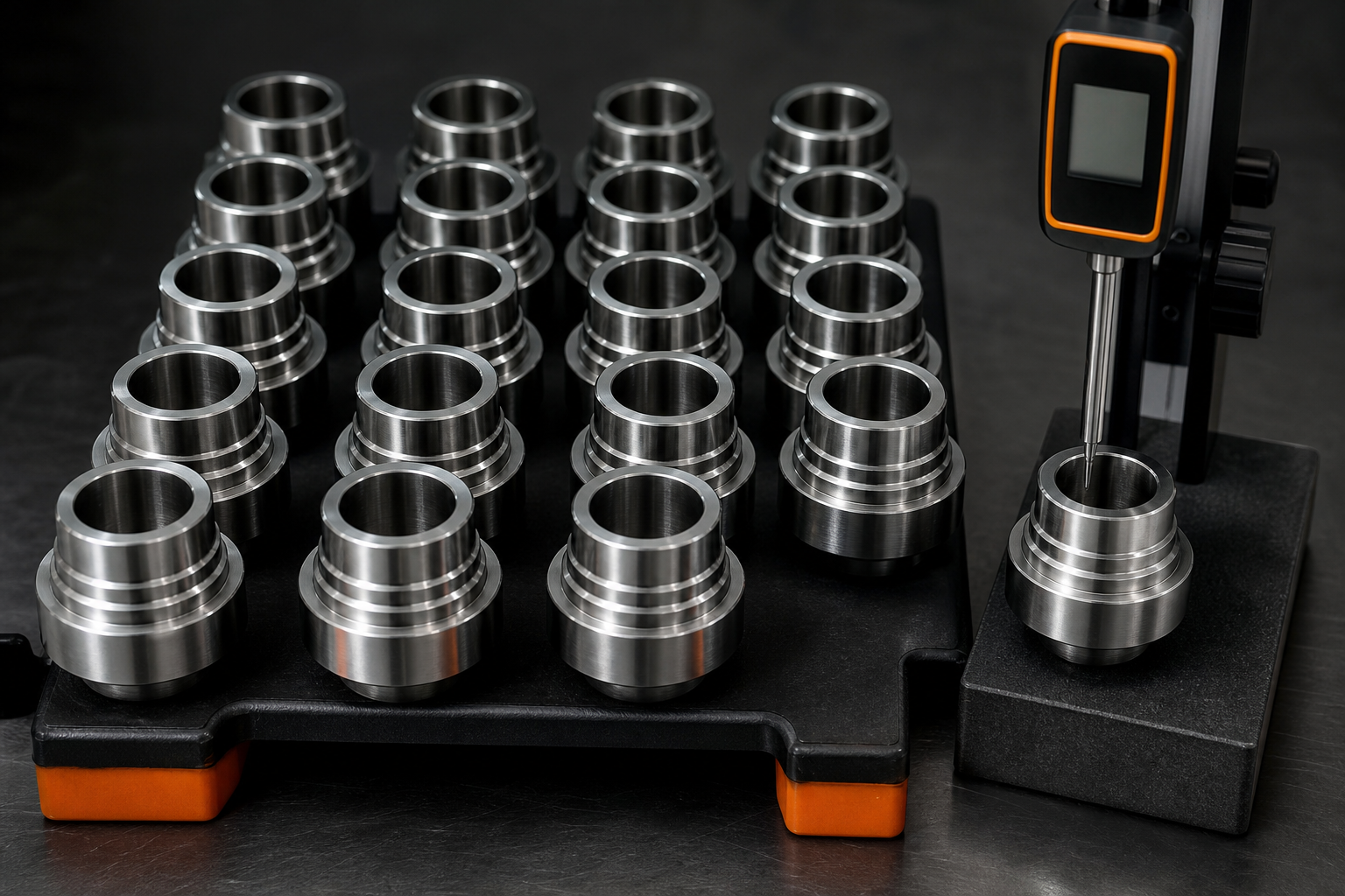 Repeatable low-volume batch of CNC turned components