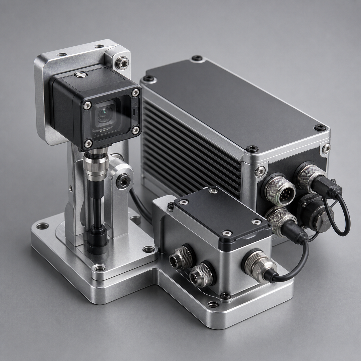 Robotic sensor brackets and compact control enclosures